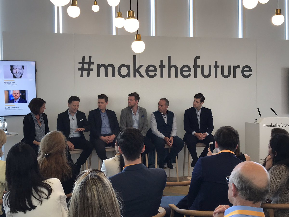 This is what 35 years of innovative thinking looks like. Big welcome to our brilliant panel of alumni on our 35th anniversary.#makethefuture