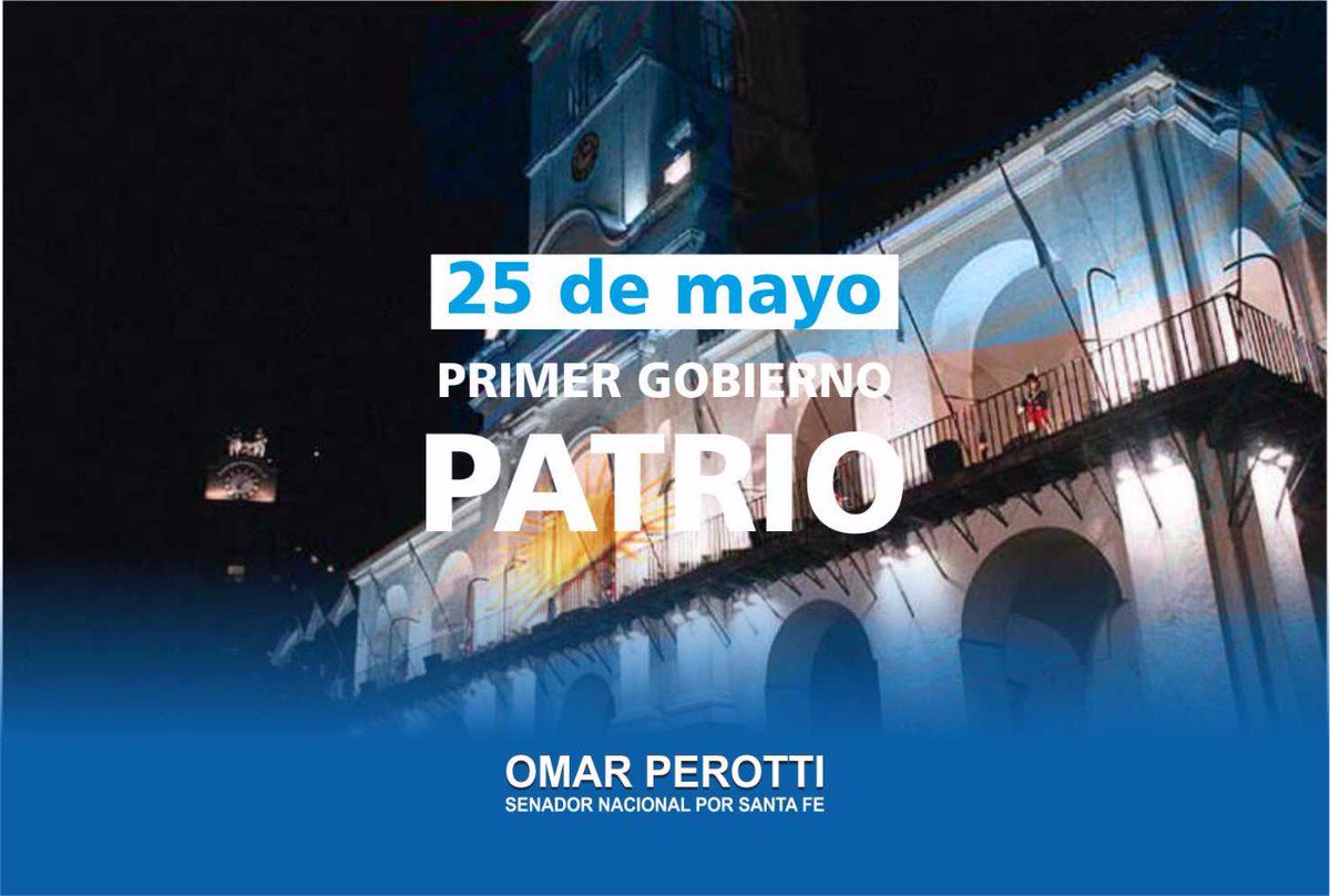 omarperotti's tweet photo. Cuando el pueblo se une, todo es posible. Hoy mas que nunca recordemos el histórico #25deMayo  ¡Viva la Patria! https://t.co/qxbemylGlG