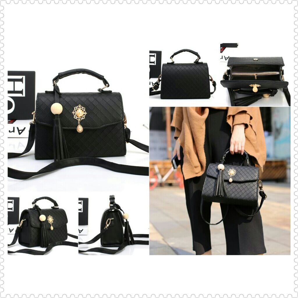 21764SN-Black 23cmX10cmx16cm Bahan PU Rp158.000
