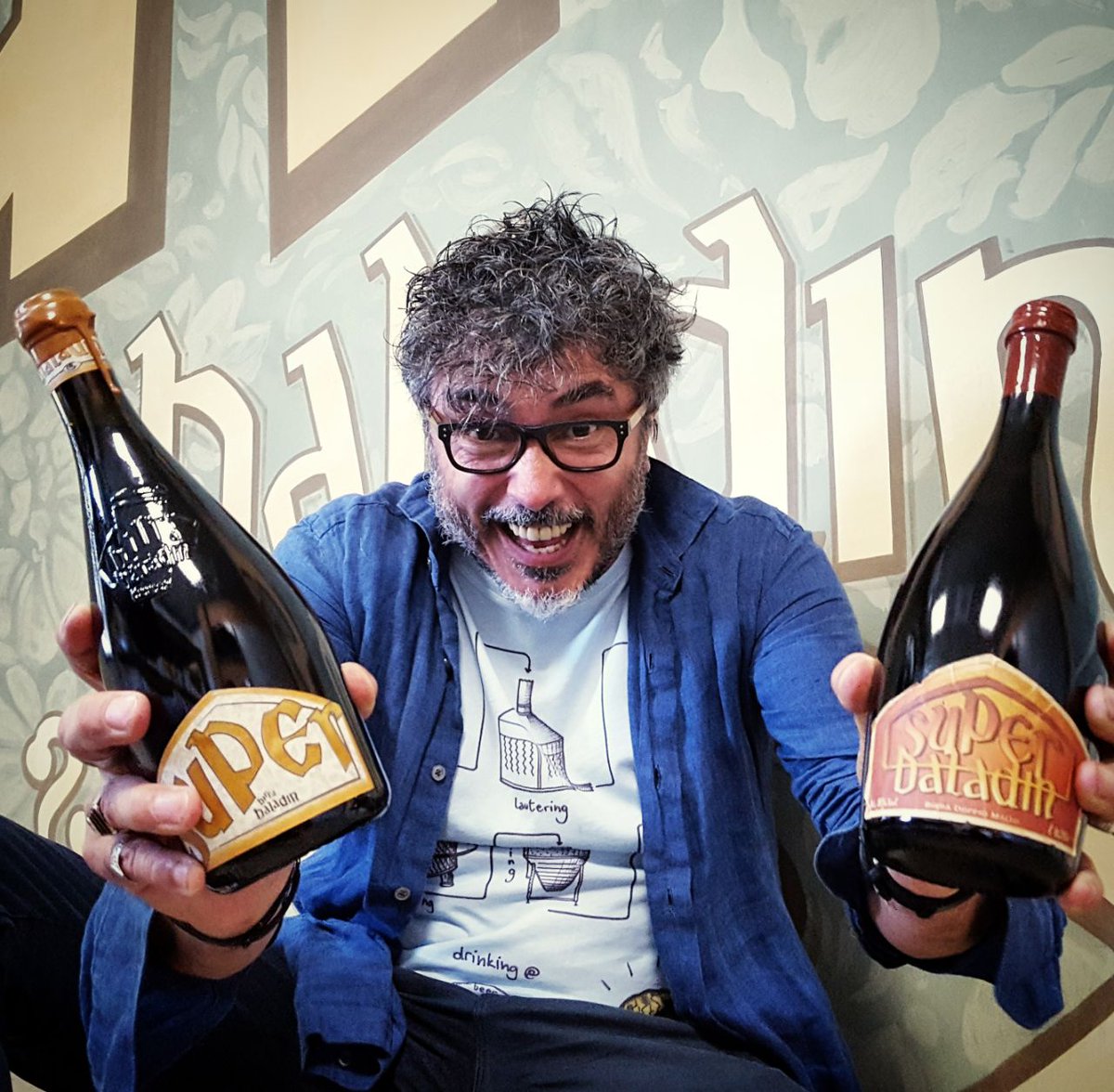 teomussobaladin's tweet photo. Ed é arrivato il giorno, oggi la piccola grande Super compie 20 anni. Un Grande orgoglio per me e per il mondo Baladin! #Super20 #TeoBaladin https://t.co/TGhF8DvZyX