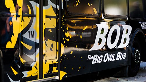 Need to go shopping? @BIgOwlBus can get you there on the Shopping route Thursdays &amp; Fridays from 12 PM - 8 PM.