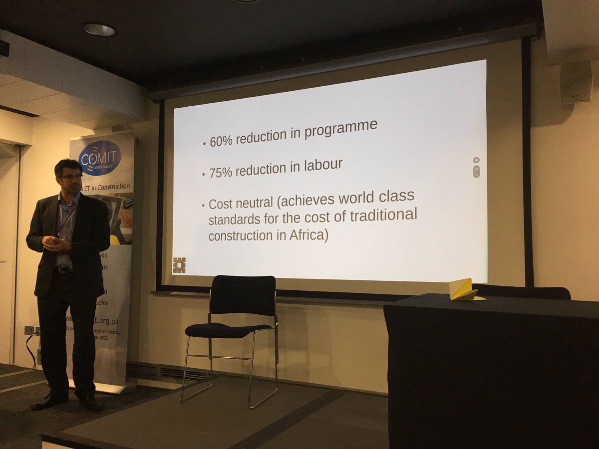 stsmith1975's tweet photo. Mind blowing presentation on factory in a box from @BrydenWood. The savings speak for themselves #COMIT2017 https://t.co/ObSvXxeXSM
