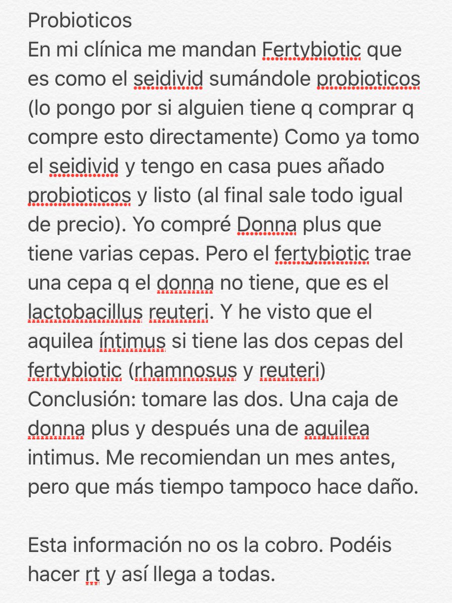 bedabita's tweet photo. CHICAS AQUÍ TENÉIS LA INFO SOBRE PROBIOTICOS (grito para que llegue a todas) https://t.co/seSmlnwZtT
