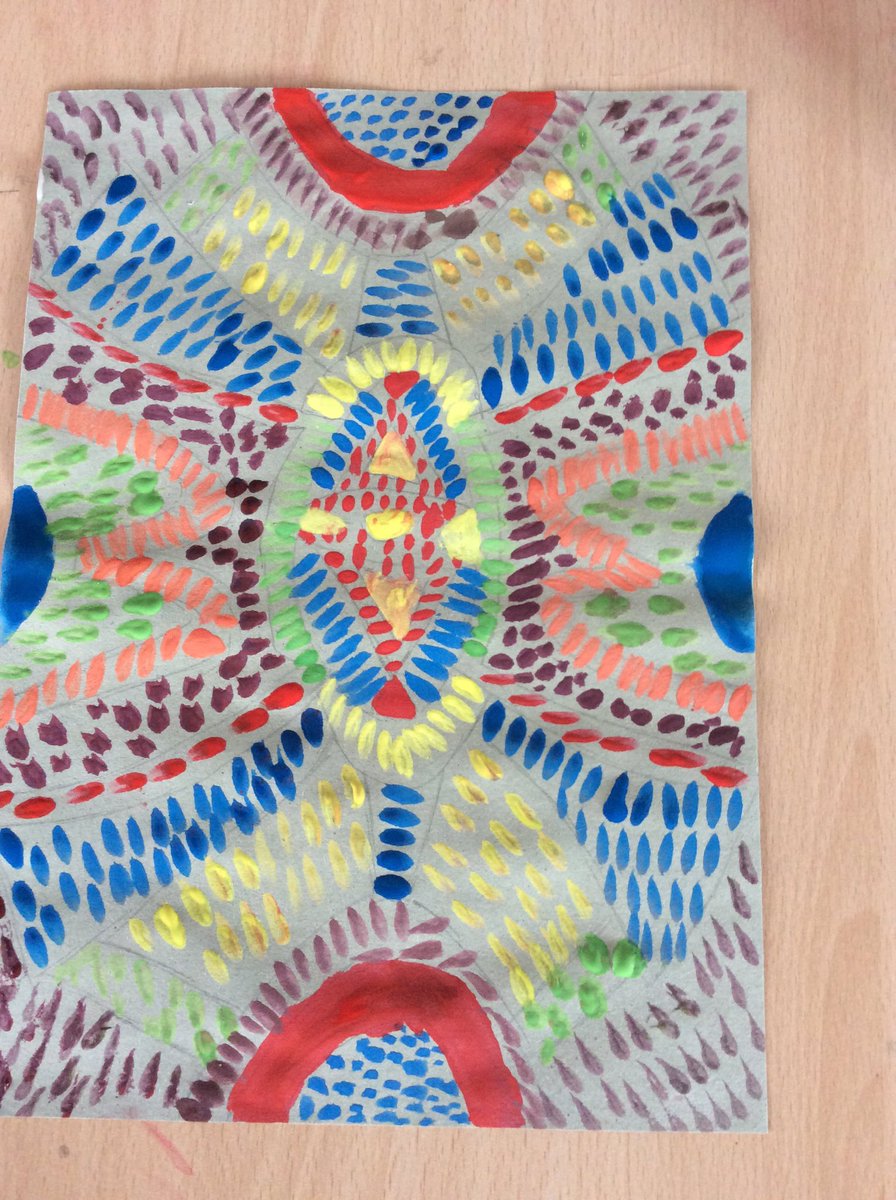 DovedaleY6's tweet photo. Australia Day Aboriginal Art in #6P #impressive #fairincome https://t.co/fmQ6Rndp0u