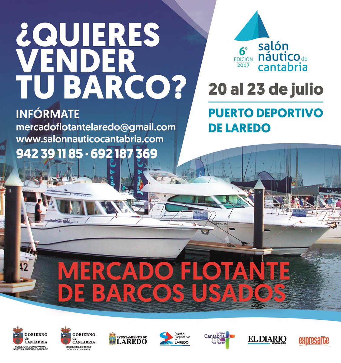 SalonNauticoCan's tweet photo. Una excelente oportunidad para vender tu barco y pasar unos días en el puerto deportivo de #Laredo. #VentaBarcos https://t.co/idFJrBScx3 https://t.co/LB0XgcHMIa