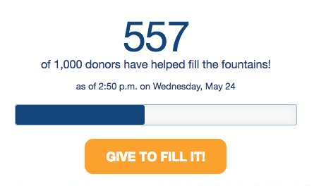 IthacaCollege's tweet image. WOAH! An alumnus just DOUBLED the challenge money for #FillTheFountains for Financial Aid! Total is now $100k! icfillthefountains.com