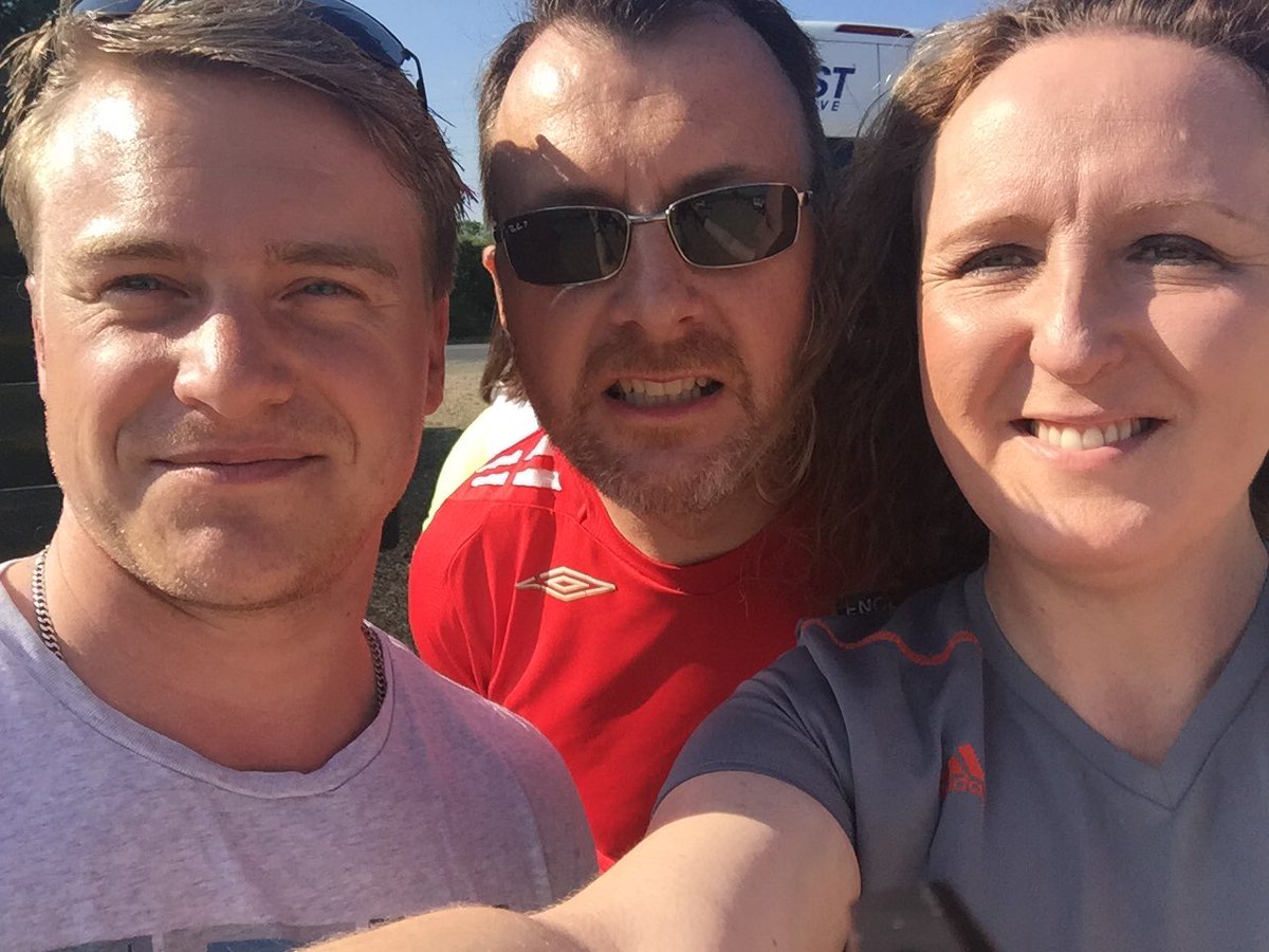 LloydsAF_Katie's tweet photo. Running with @AshtonsLegal on their #howardsrelay. @NatWestComm @LombardAF. It's a hot one !! https://t.co/OJXNqqP13E
