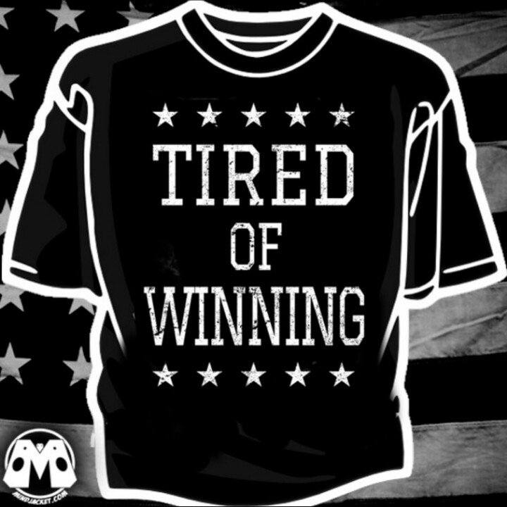mindjacket's tweet photo. Tired yet? 
$15 
https://t.co/cfw0xkYnej 
💲💲💲
 #tired #winning #trump #drumpf #shirt #mindjacket #capitalism #usa https://t.co/COiSmoVMPt