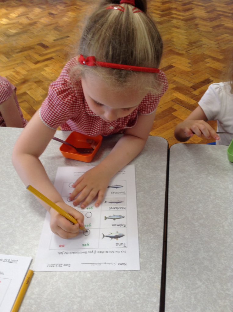 CarrfieldPA's tweet photo. Well done to Foundation for having a go this afternoon doing fishy fun food tasting 🐟🐟🐟 #fishylicious #TrySomethingNew https://t.co/Qb3Z6V7cc3