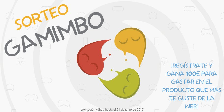 SORTEO! :D
RT a este tweet + registro en la web de <a href="/gamimbo/">Gamimbo</a> para participar!
goo.gl/wShPV2