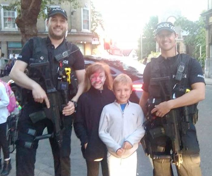 #WeStandTogether with our communities - our armed officers should not be something to be fearful of as this brother and sister found out