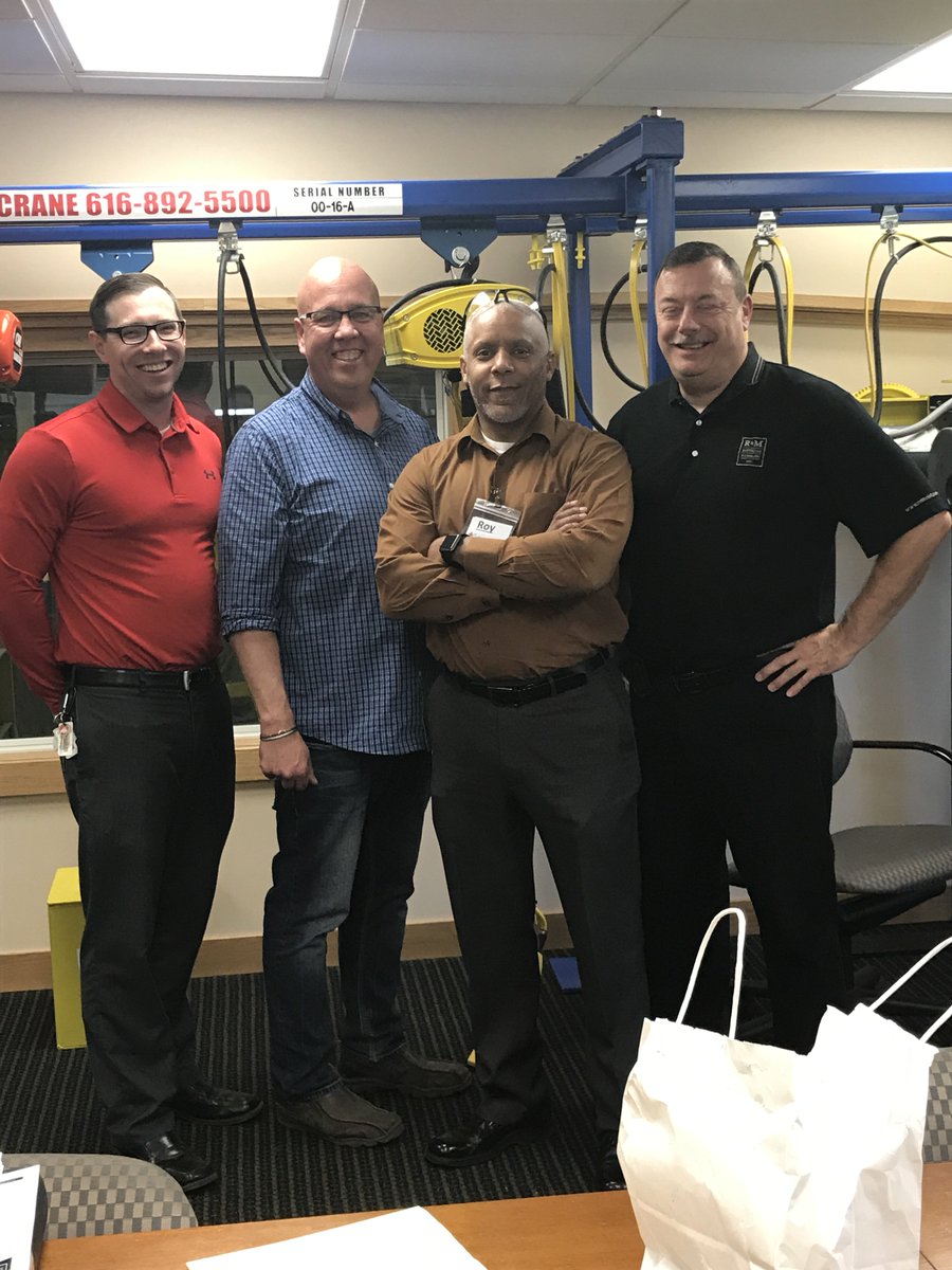 RMHoist's tweet image. Successful R&amp;amp;M Materials Handling, Inc. HoistMonitor Service Training at @OneCraneSource Star Crane. Thanks for hosting us.