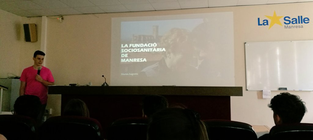 StAndreuSalut's tweet photo. Avui a @LaSalleManresa en Martí ha explicat fantàsticament qui som, què fem i allò que ha fet amb nosaltres. Enhorabona!!👌#OrgullFSSM https://t.co/0tKnEFtWpJ