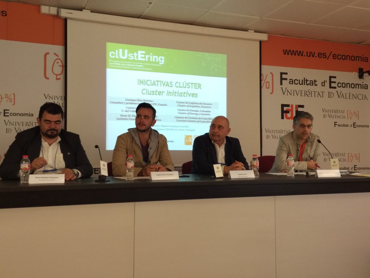 clustering_conf's tweet image. Taller sobre Iniciativas Cluster. Compartimos experiencias de Navarra, Colombia y Costa Rica