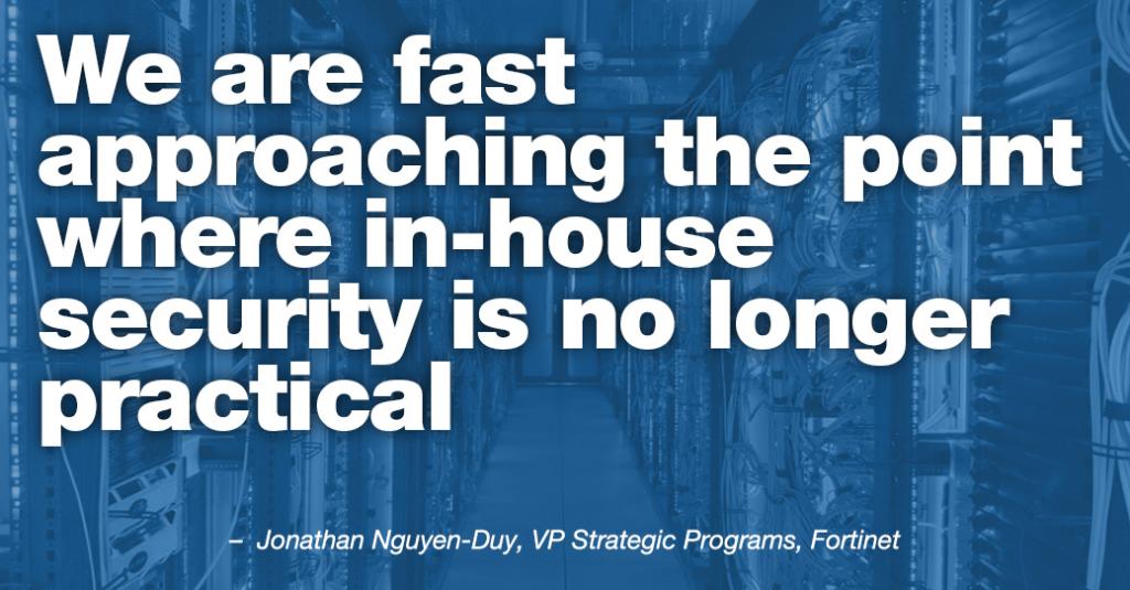 Fortinet's tweet photo. Manages Security Services stem the tide against cybercrime when in-house teams can't keep up. https://t.co/PJqfBs6i0v https://t.co/9esyJzyf3p