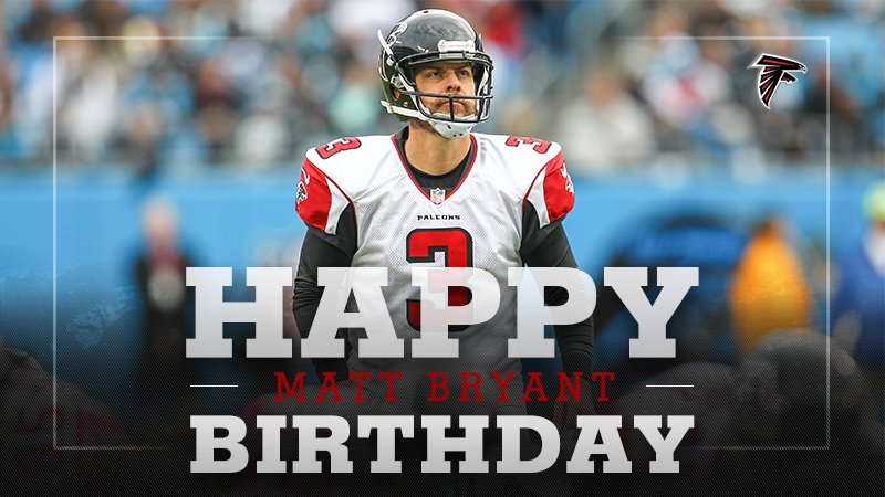 AtlantaFalcons's tweet image. 💰💰💰💰💰💰#MoneyMatt💰💰💰💰💰💰

RT to wish Matt Bryant a Happy Birthday!