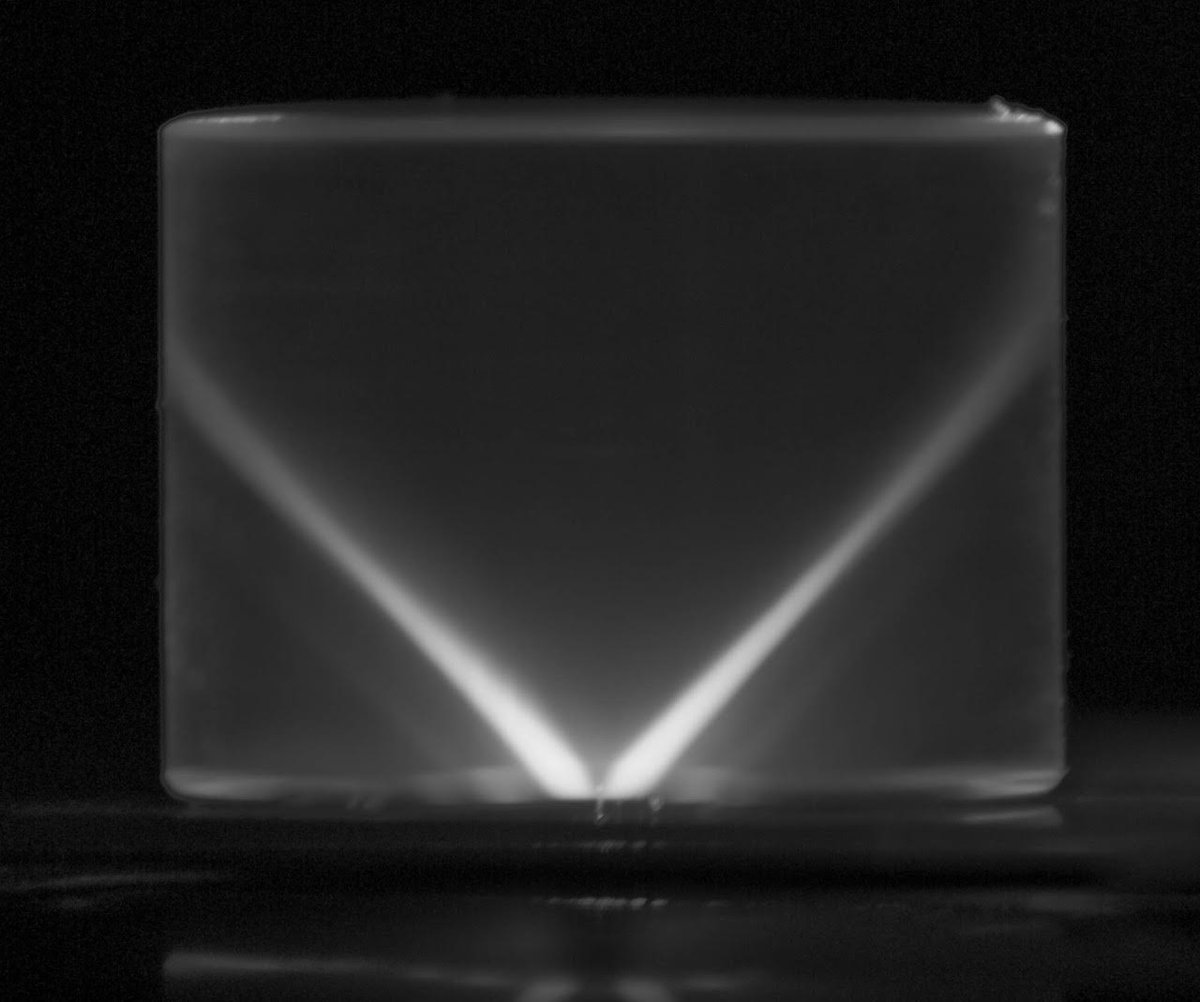 MatsuImaging's tweet photo. Light’s path to the specimen when using a darkfield condenser. #Thursdaytweet #microscope #microscopy #science #light #experiments https://t.co/x9Fhm027id