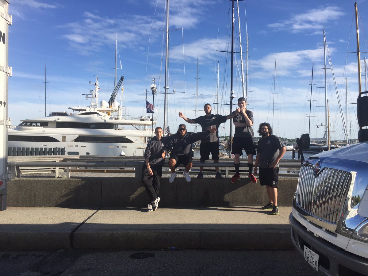 TwoMenBoston's tweet photo. When you help renovate an oceanfront resort, you have to stop for a photo op :) #twomenboston #corevalues #beyourbestandhavefun https://t.co/dK6eEol2xR