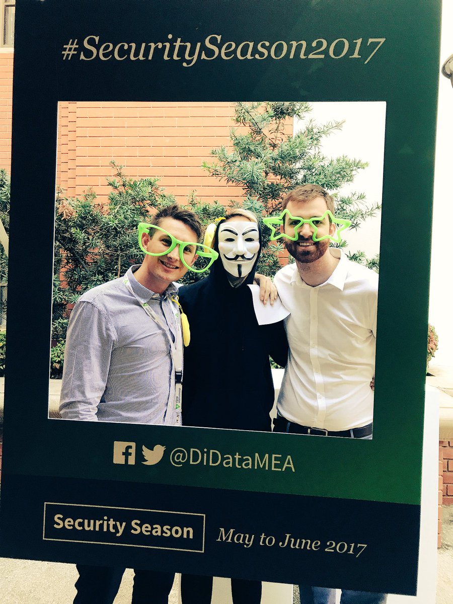 dean_dijkhuis's tweet photo. It's #SecuritySeason @DidataMEA!Don't forget your safe word#cisco #checkpoint #imperva #fortinet #McAfee #maxtec #obscure #symantec #thinkst https://t.co/q3lhPtCeGF