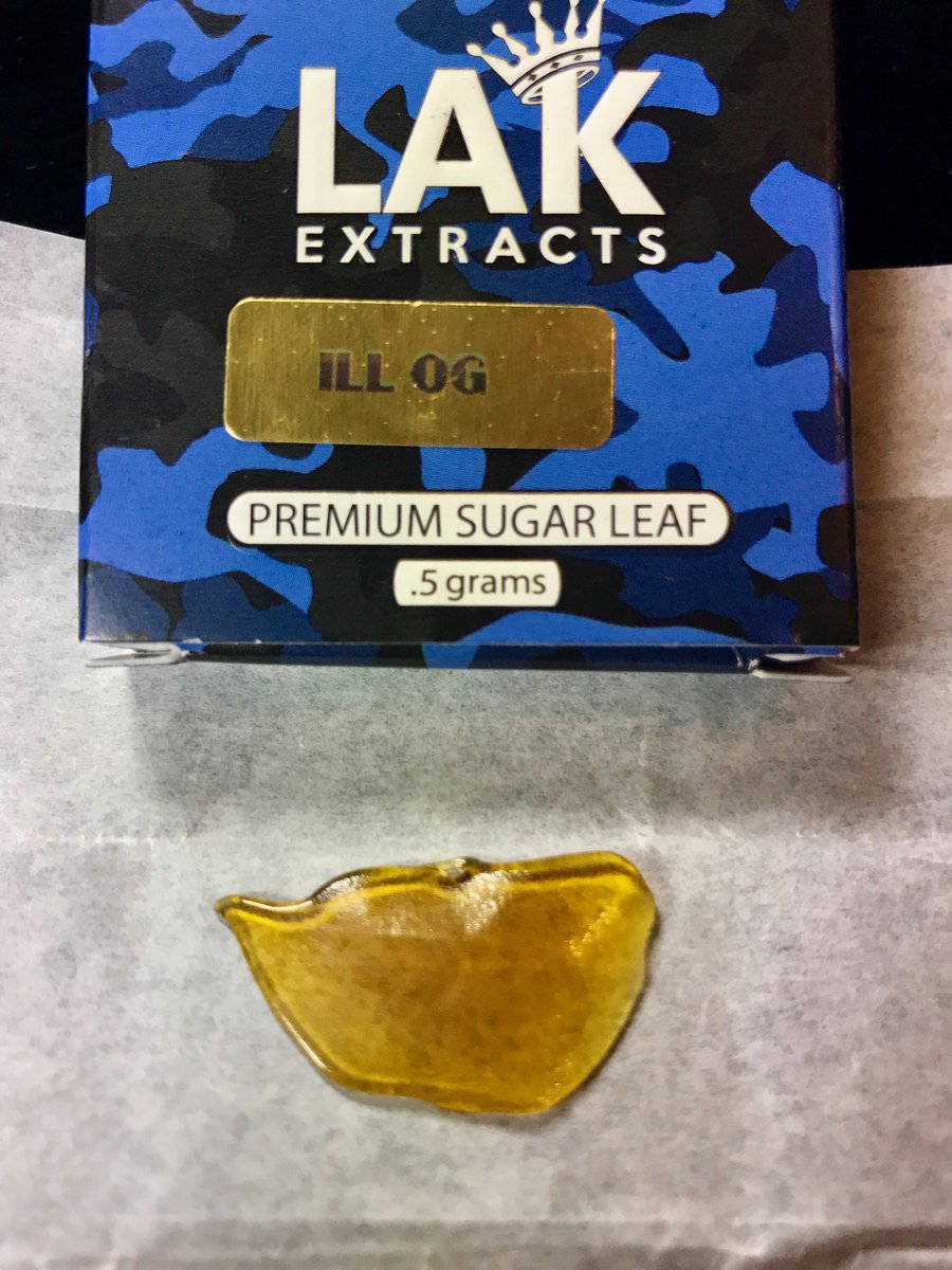 LAKextracts's tweet photo. @gettinghighwith #illog by losangeleskush premium sugar leaf is always puts a smile on people's faces😁 https://t.co/tauqOzfUEJ