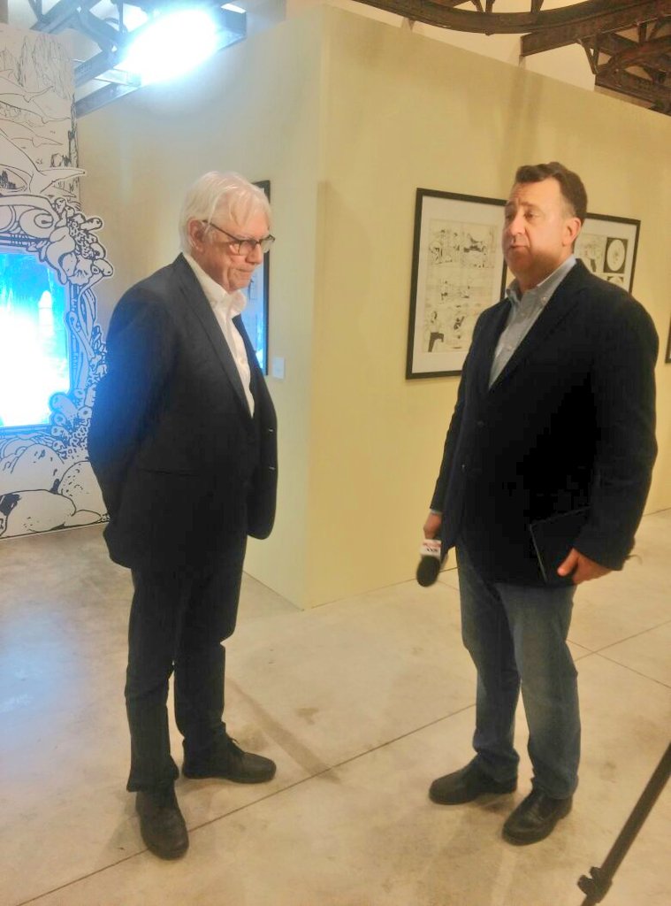 museiincomune's tweet photo. Il maestro dell'eros #MiloManara presenta alla stampa l'eccezionale mostra #MACROmanara alla Pelanda - #MACROtestaccio https://t.co/XC3Mypg2sd