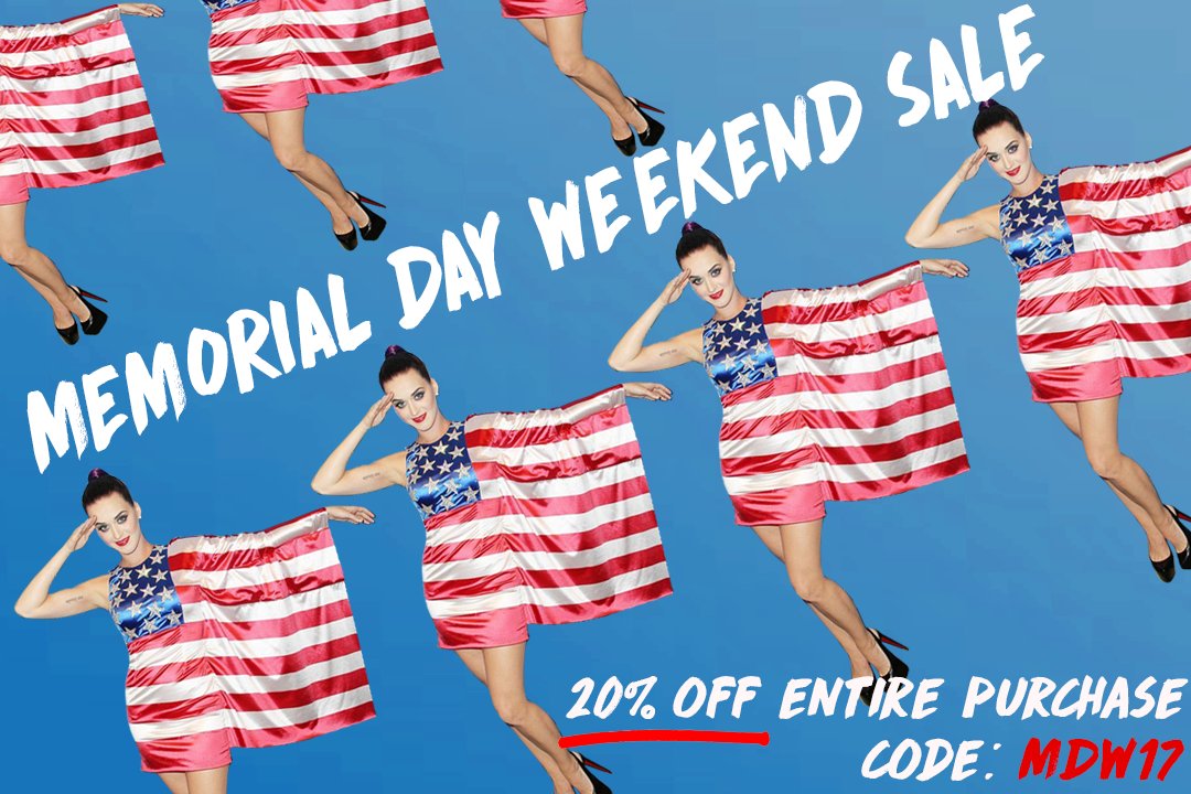 StarShopApp's tweet image. Last chance! Enjoy 20% off your entire order!! #MDW #MemorialDayWeekend #Sale #KatyPerry #Shop

Shop Now: stsh.tv/3pr