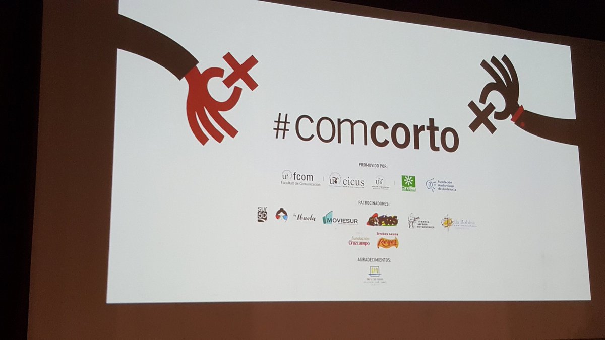 Infocortos's tweet photo. Ahora en @GalaCOMCORTO entregarnos dos premios de distribución. Atentos al palmarés. 😉 #comcorto https://t.co/o5DfEsWNzx