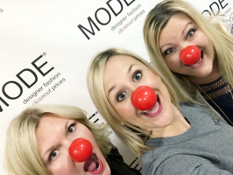 It's #RedNoseDay and our #MODE team is getting in the spirit! Get your #RedNose <a href="/Walgreens/">Walgreens</a> and support <a href="/RedNoseDayUSA/">Red Nose Day USA</a> with us! Share your 📸