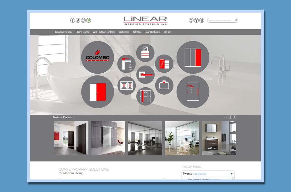 17DesignsOnline's tweet image. @linearinterior new #MobileFriendly website features #MegaMenu, #jQuerySlider, 12 product templates, #ImageCarousel and custom #PHP back-end