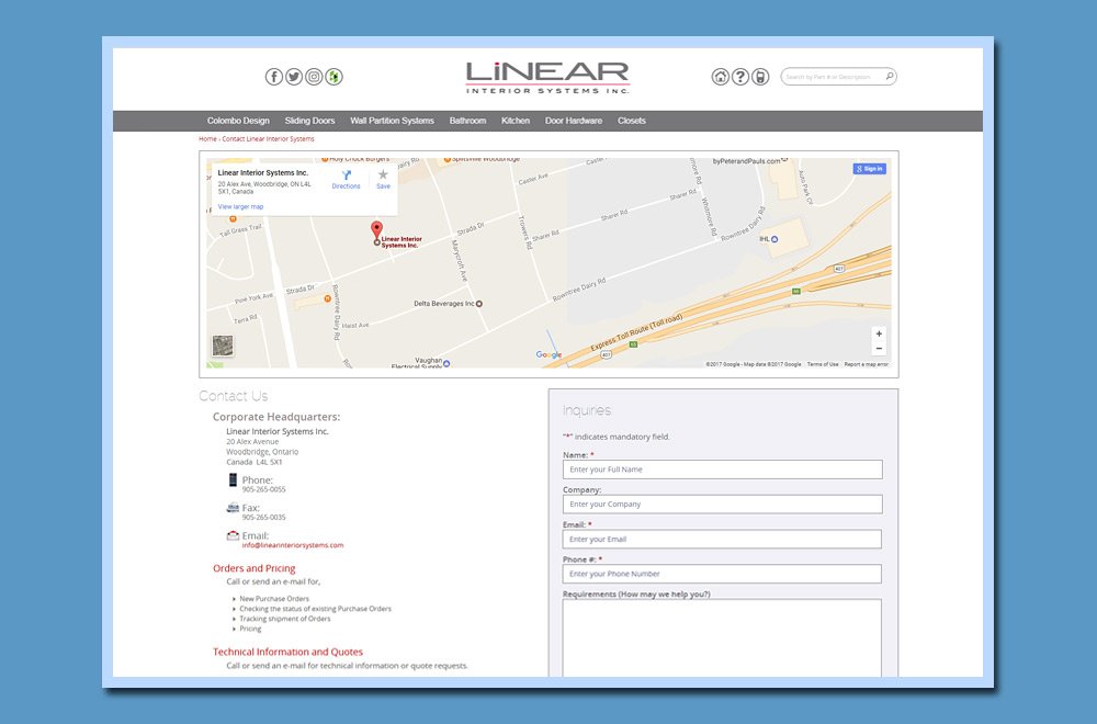 17DesignsOnline's tweet image. @linearinterior new #MobileFriendly website features #MegaMenu, #jQuerySlider, 12 product templates, #ImageCarousel and custom #PHP back-end
