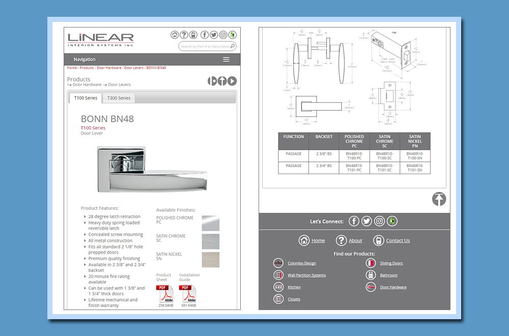 17DesignsOnline's tweet image. @linearinterior new #MobileFriendly website features #MegaMenu, #jQuerySlider, 12 product templates, #ImageCarousel and custom #PHP back-end