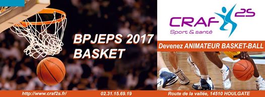 Les tests de sélection du #CFANormandie pour la formation BPJEPS Basket auront lieu le 20 juin 2017
Inscrivez-vous : craf2s.fr