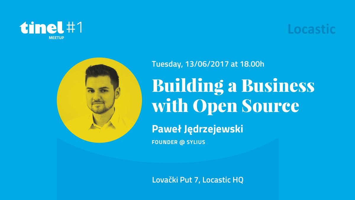 SplitTechCity's tweet photo. @Locastic Vam donosi prvi Tinel Meetup https://t.co/Zs1ZP572fk #StartupSPLIT https://t.co/R767JptAon