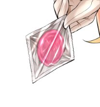 良い避妊具が描けたと思う 