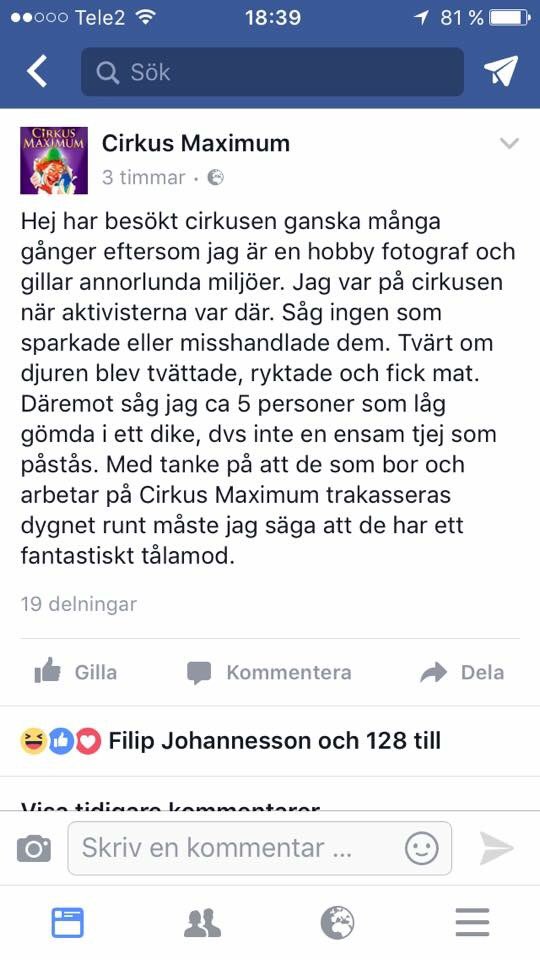 Palstrobaek's tweet photo. Skänker all min kraft till cirkus maximums socialamedie-ansvariga, kämpa!!!!! https://t.co/t4IERD5fXc