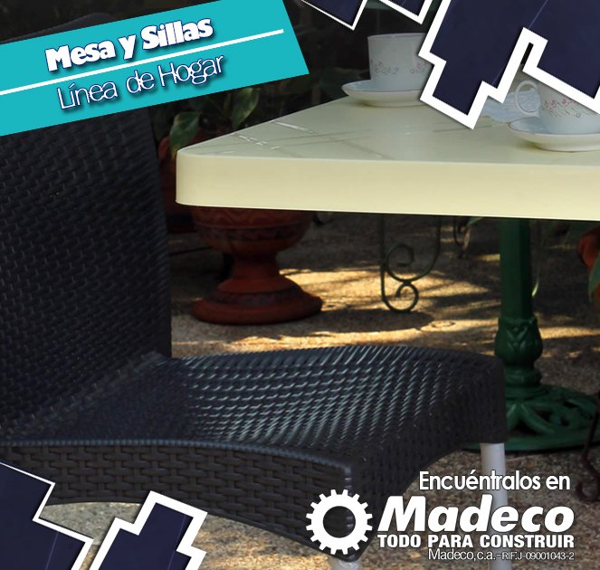 madeco_contigo's tweet photo. En nuestras tiendas podrás encontrar sillas y mesas para tu hogar, negocio u oficina... ¿Qué esperas? ¡Ven y búscalo en Madeco! #LineaHogar https://t.co/JKNdVDIfbl