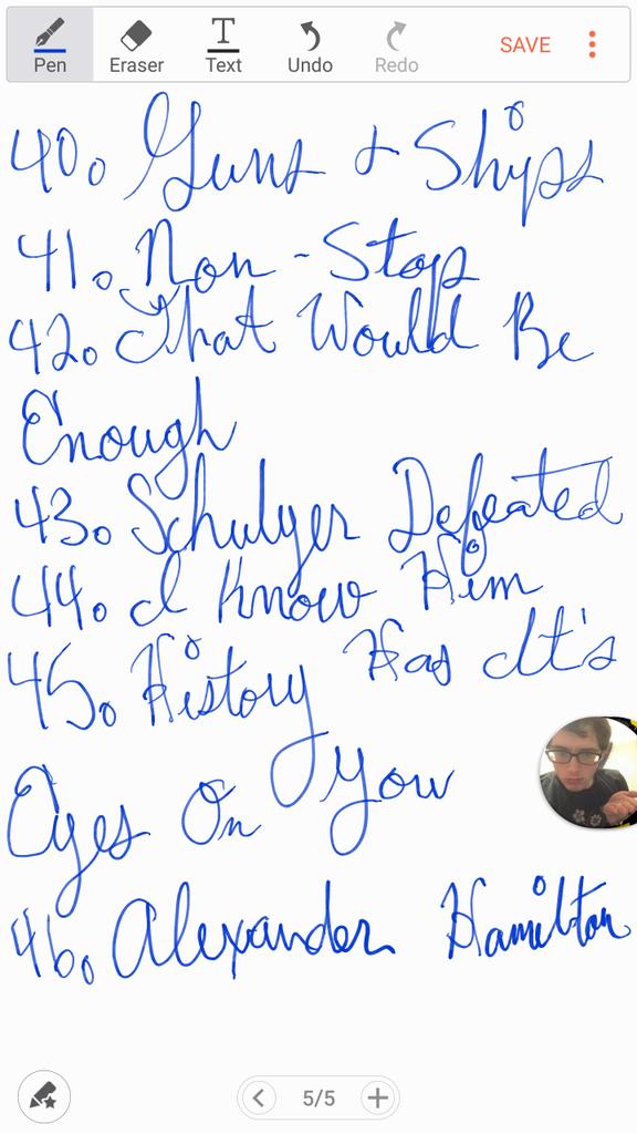 WriterCME's tweet image. .... the end of Hamilton on shuffle