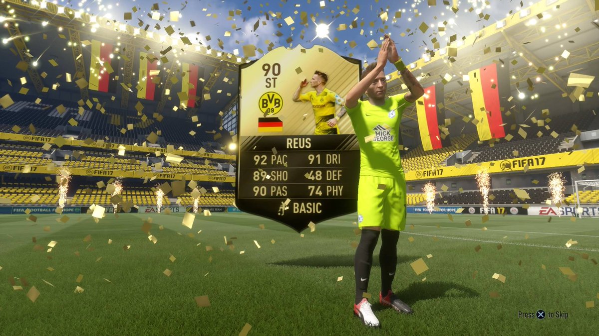 dansdans_max's tweet photo. Bienvenido a casa papasssssiiiito! ๐๐๐ #ReusIF #FUT #FIFA17 #TOTW https://t.co/l3utkFpijX