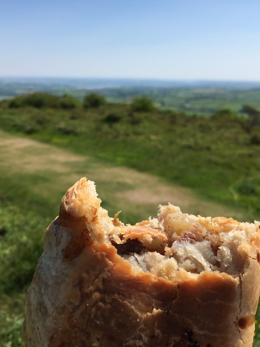 Dawn_French's tweet photo. Kit Hill today. Big view over to De'bn, lovely. Ate a pastie from Tavi up there,for lunch. Cornish? Or not? Nearly? Dunno... https://t.co/elBakh98EX