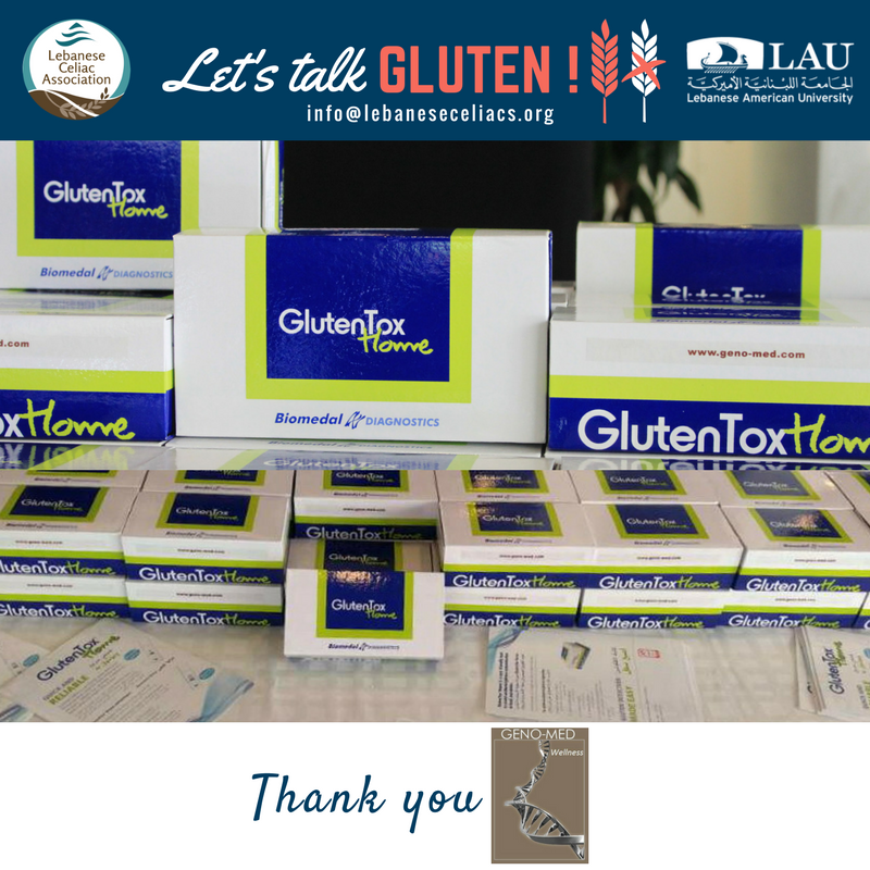 LebaneseCeliacs's tweet photo. Thank you for the support of the Lebanese Celiac cause #LebaneseCeliacAssociation #CeliacAwarenessMonth #GenoMed #GlutenTox https://t.co/hjeDFH4m35