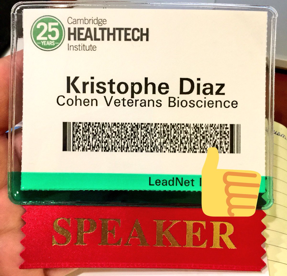 KristopheDiaz's tweet photo. Pleasure to co-present w/ @dking513 at @bioitworld talking about #cognitivenetwork we are building partnership @cohenbioscience @exaptive https://t.co/NvpEWJZymD