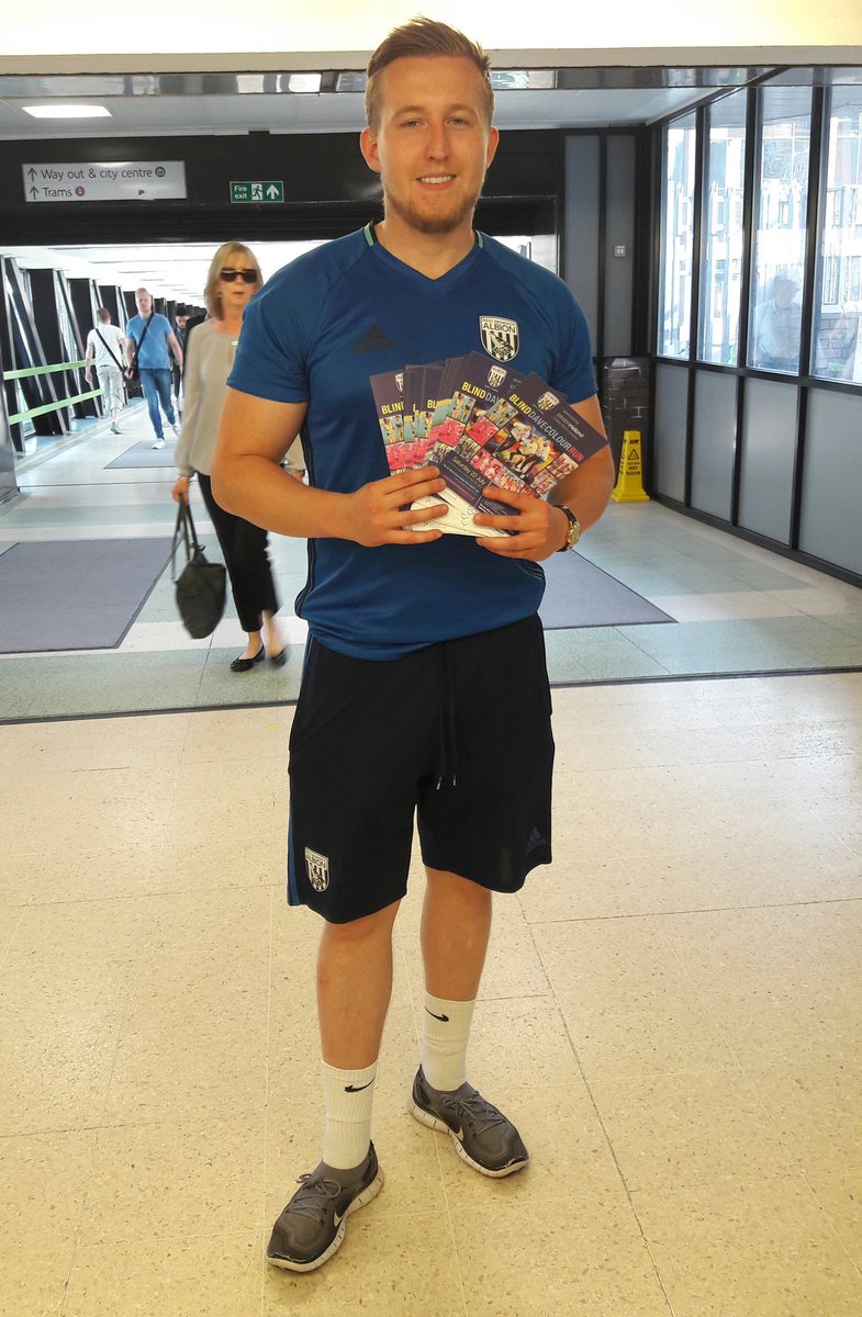 WBAFoundation's tweet photo. 📷 We're at B'ham Snow Hill Station to spread the word about @blinddaveheeley's Colour Run with @LondonMidland &amp; @sandwellcouncil! 

#WBA https://t.co/cHzHifAzCW