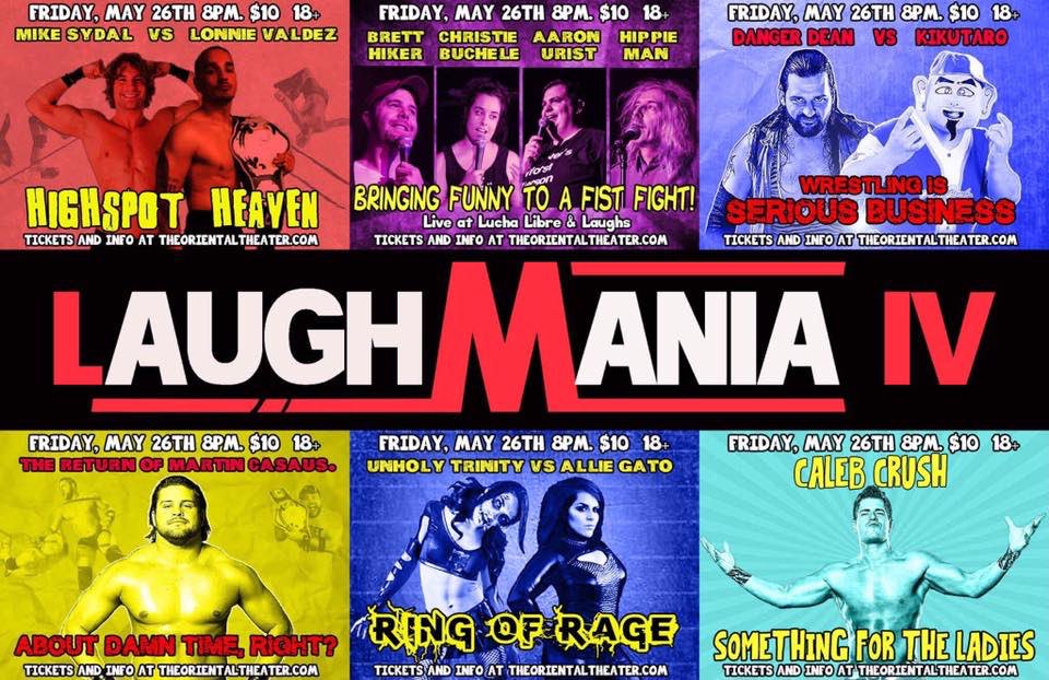 sexpotcomedy's tweet photo. #CartoonsAndComedy &amp; @LuchaLibreLaugh were named "BEST BET" shows to see this week by @Denverite! https://t.co/sRMNd3fjMp #bestbet #denver https://t.co/qeDWI4AtkY