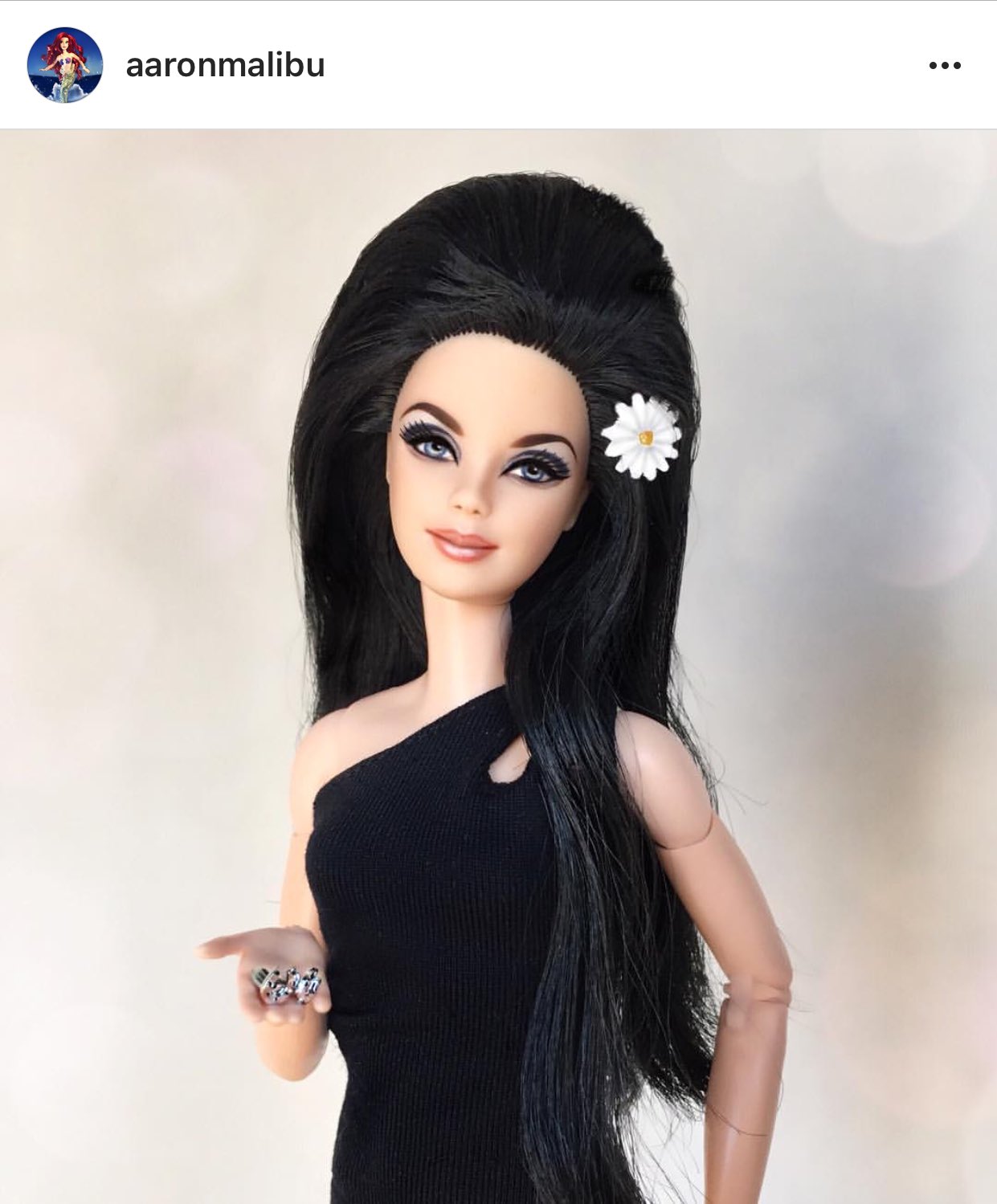   happy belated birthday to Priscilla Presley amazing doll art by    