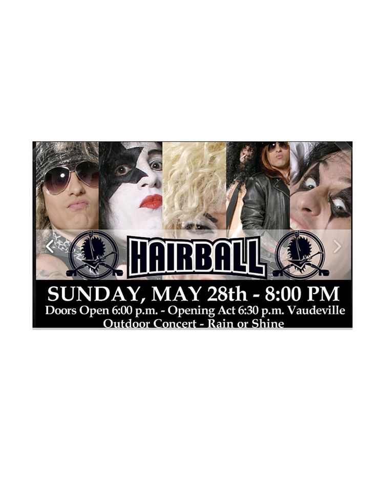 DelawareCoFair's tweet photo. Celebrate Memorial Day weekend with Hairball at the Delaware County Fairgrounds. Tickets are $20 a piece. Hope to see you there! https://t.co/Ihp3L2nEoN