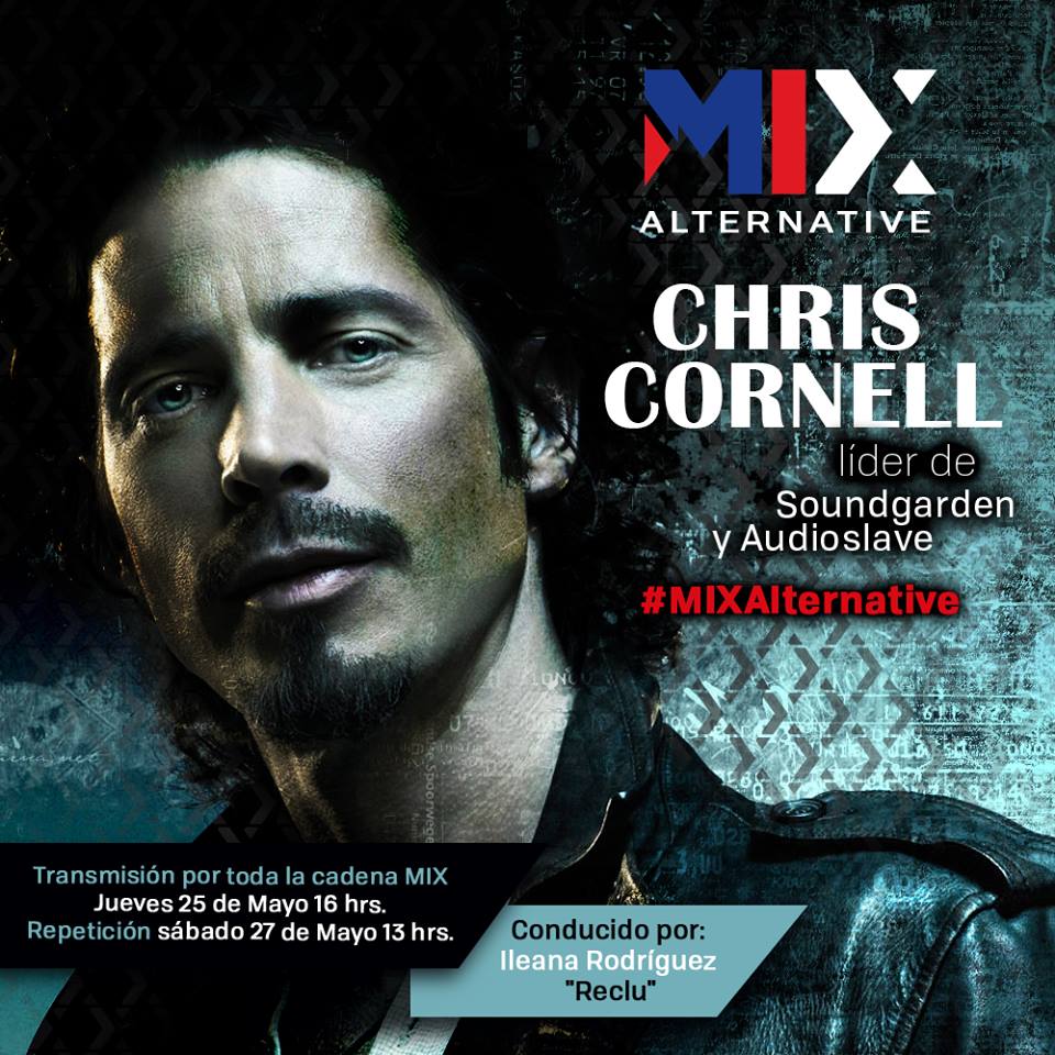Iniciamos #MixAlternative en @Mix925MX #Pachuca hoy en casa Chris Cornell 😢🎸🎤🎼🎵🎶📻🎧 ¡Imperdible! <a href="/lalolarrieta/">Lalo Larrieta</a> <a href="/hugomix925/">Hugo Arzate</a>