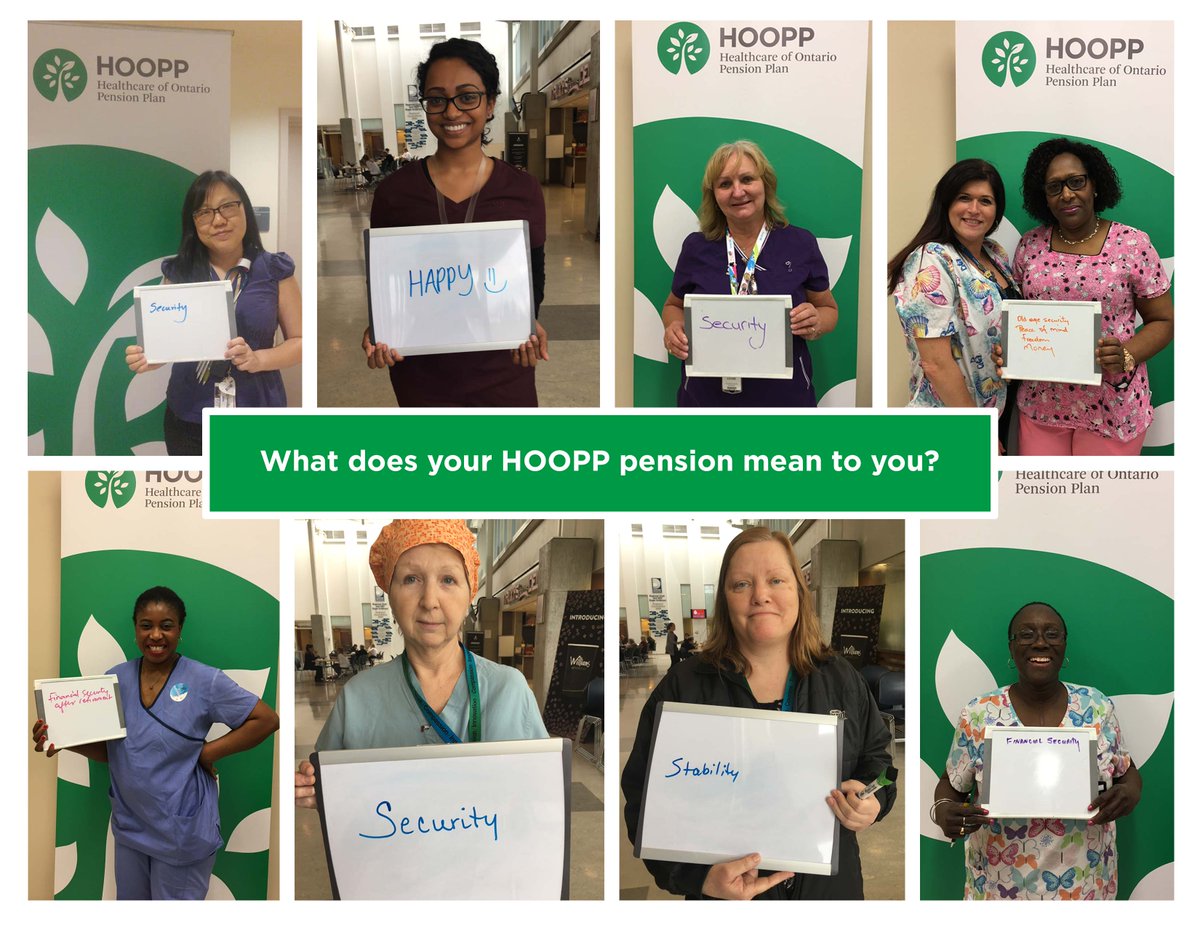 HOOPPnow's tweet photo. We learned a lot this past #NursingWeek2017 about our members and what their DB #pensions mean to them! https://t.co/BjS6U8eplt https://t.co/yRaIg1g3NU