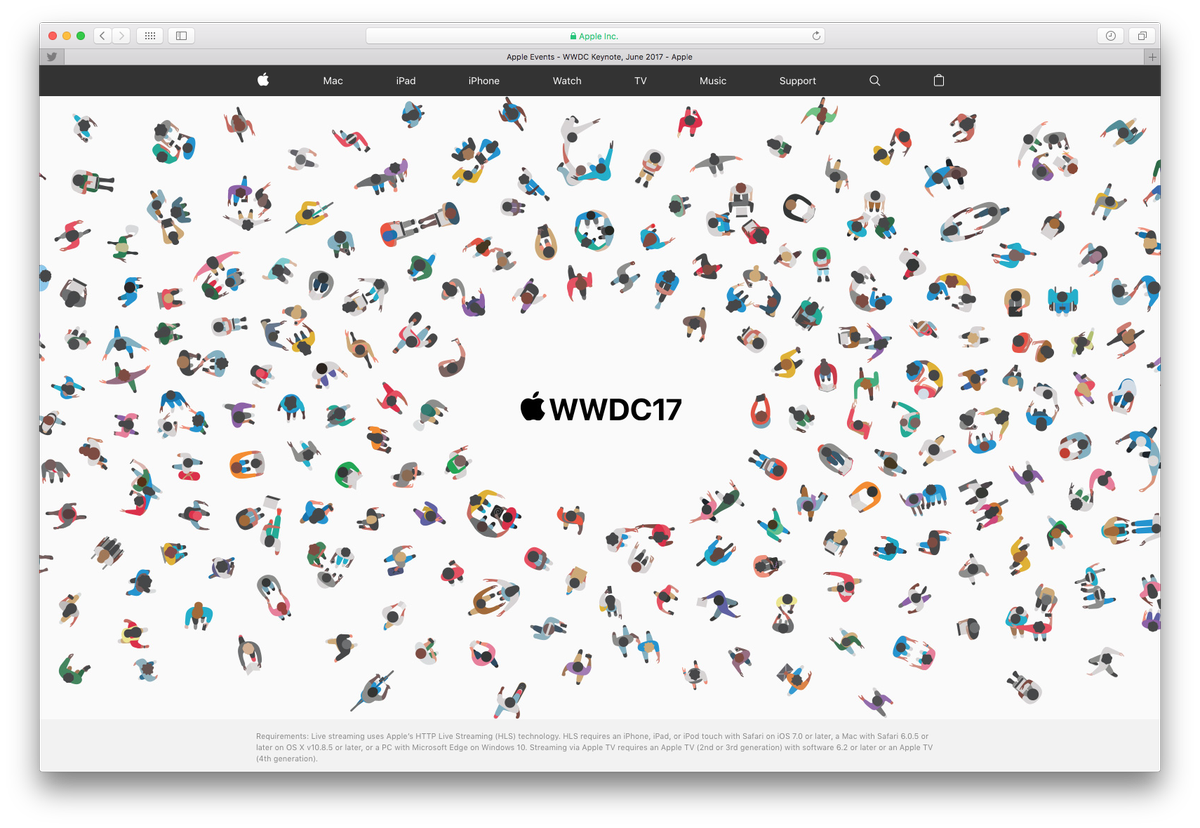 ClemsLA87's tweet photo. #iOS11 #macOS13 #tvOS3 #watchOS3 #Apple #WWDC https://t.co/fZt51SGXxX