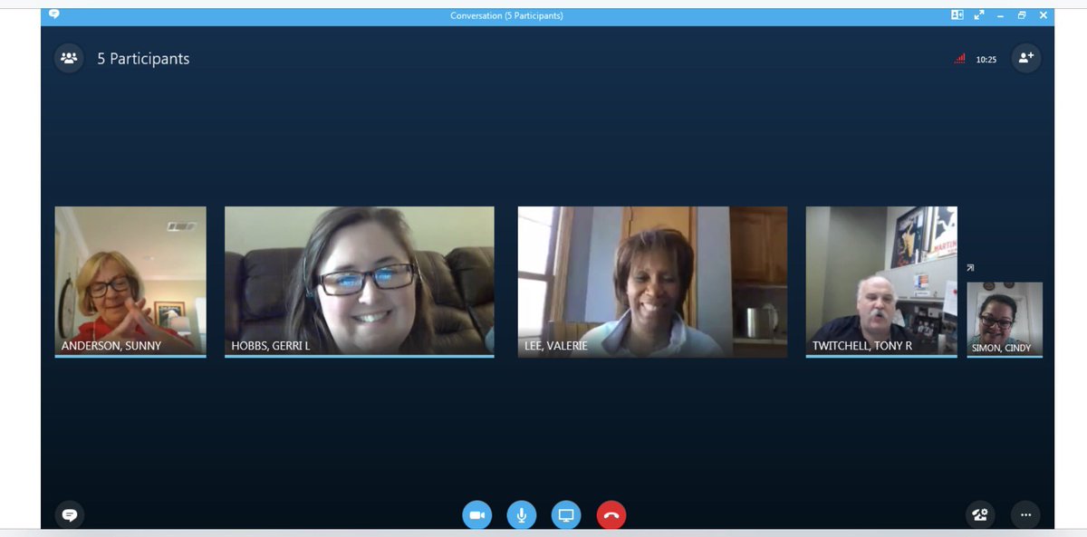 thecindysimon's tweet photo. Virtual collaboration selfie with some of the QA PLE Migration team. #TUProud #letmetakesomeWBTs https://t.co/ZUjHREAVuM