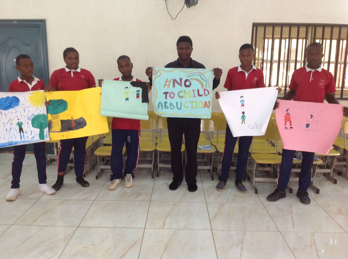 eventusagwu's tweet photo. Thanks to Kingsnolly School for trailing the path of this campaign #NotoChildabduction https://t.co/47dKB6N1Gf